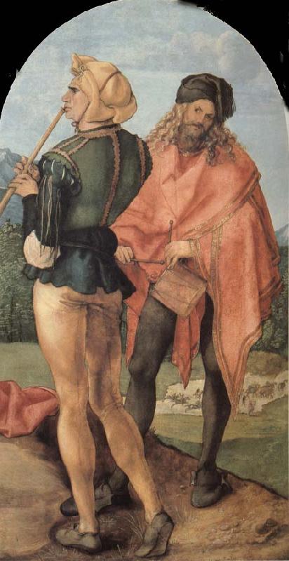 Albrecht Durer Piper and Drummer oil painting picture